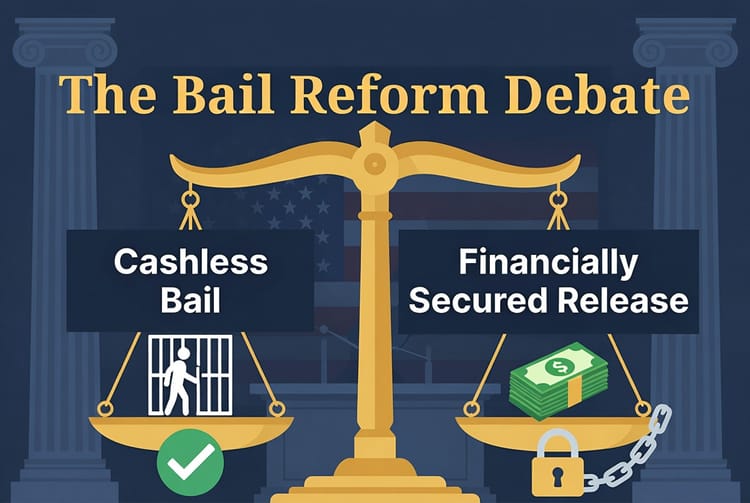 Bail Reform and Pretrial Release: Why Serious Crimes Demand Financially Secured Bonds — Not Cashless Bail